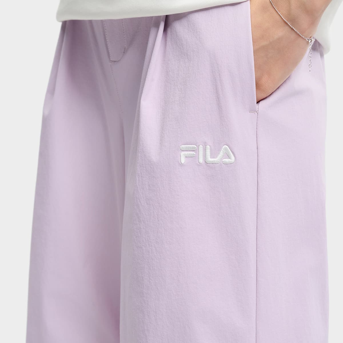 Штаны FILA Повседневные брюки Женские Jingle Колокольчик Фиолетовый - изображение 7