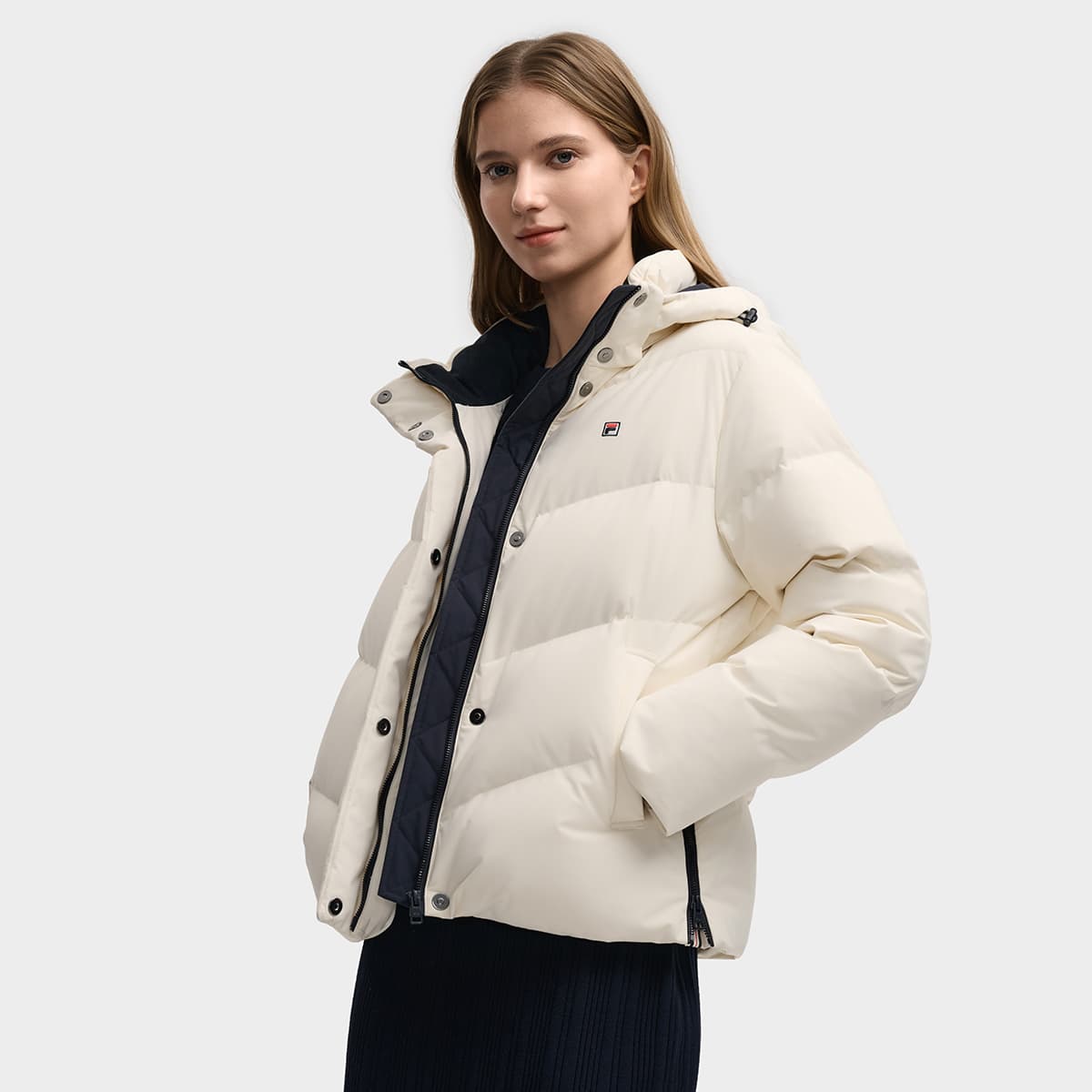 Пуховик Fila Heritage Пуховик Женские Белый - изображение 4
