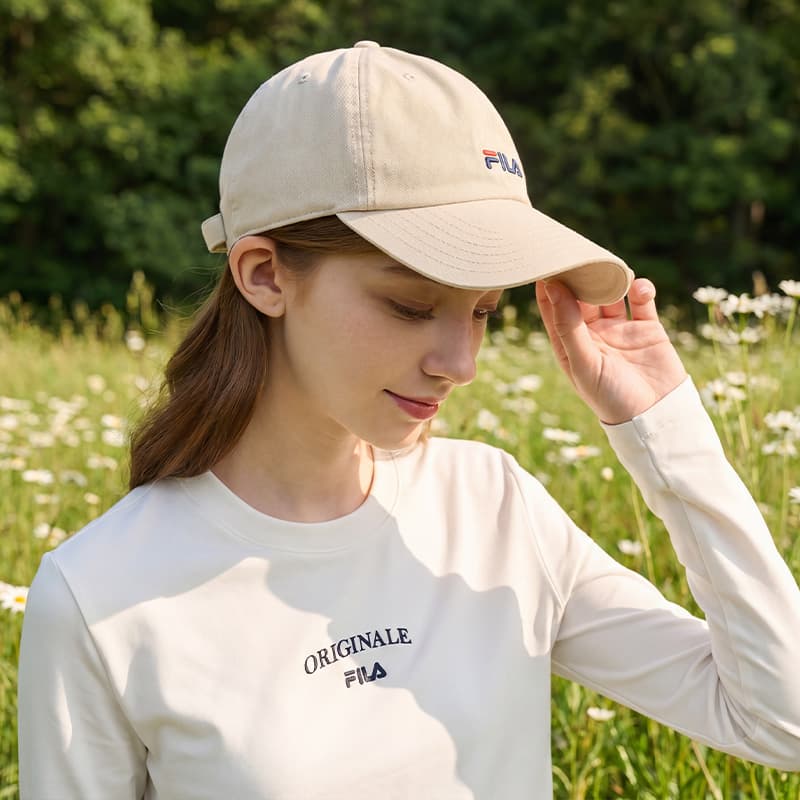 Кепка FILA ORIGINALE Хлопок полиэстер Бейсболки Унисекс Разноцветные - изображение 5
