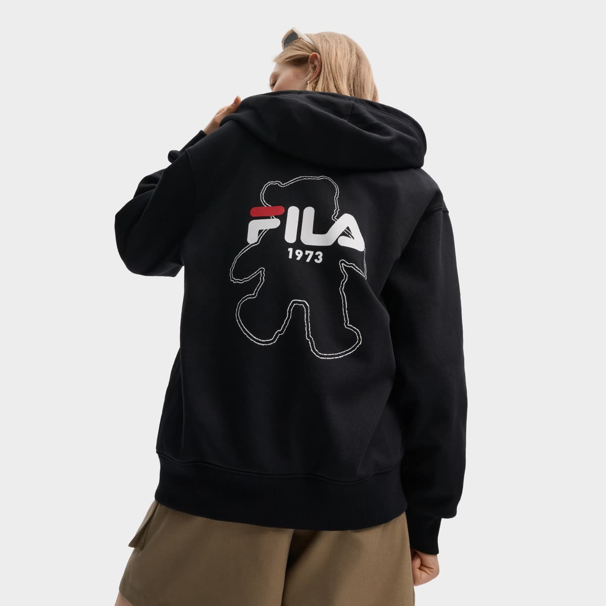 Кофта FILA Свитшот Унисекс Глубокий черный - изображение 7