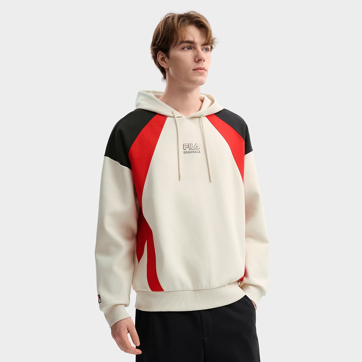 Худи FILA ORIGINALE Толстовка Мужское Миндально-хаки - изображение 3