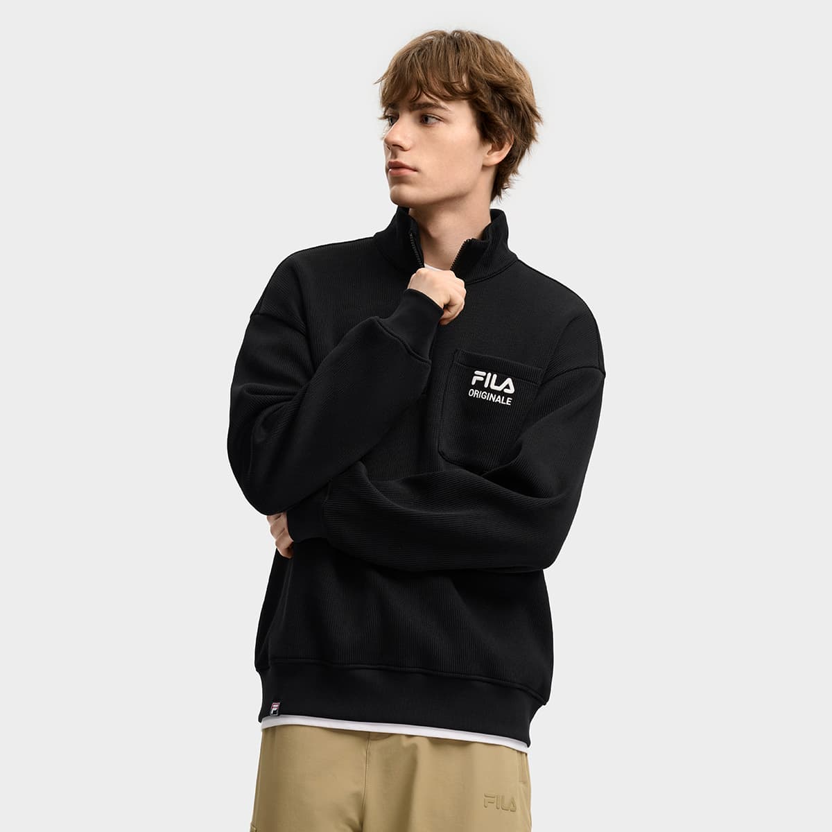 Худи FILA ORIGINALE Толстовка Мужское Черное - изображение 7