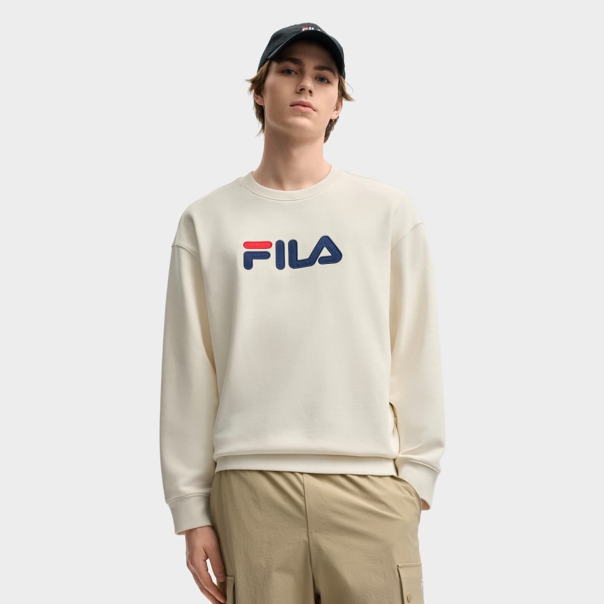 Худи FILA ORIGINALE Толстовка Унисекс Парово-Белый - изображение 3