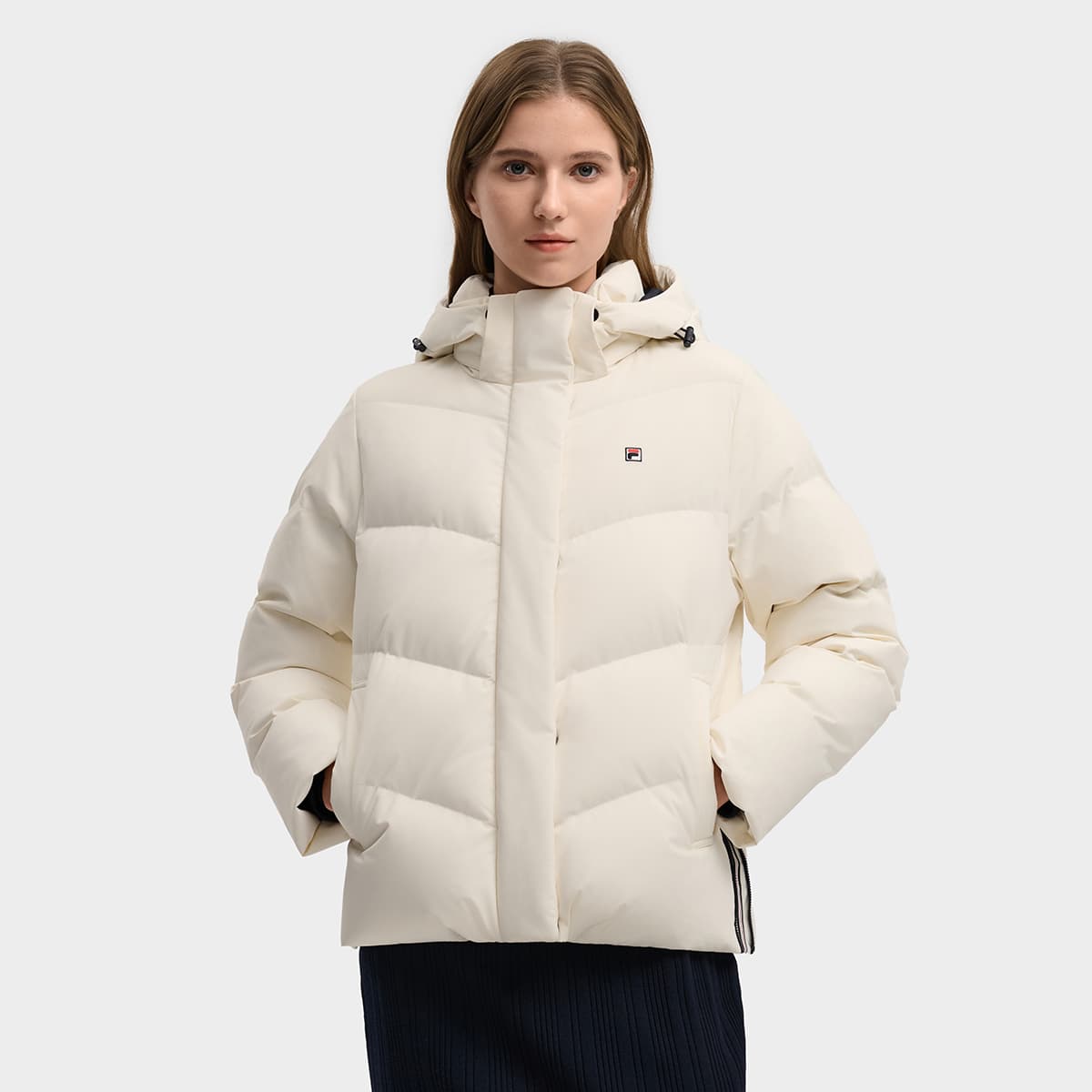 Пуховик Fila Heritage Пуховик Женские Белый - изображение 3