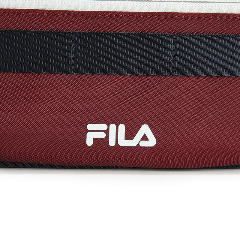Сумка FILA ORIGINALE Ткань Одно плечо Сумка Унисекс Волшебный Розовый Вино Красный - изображение 5