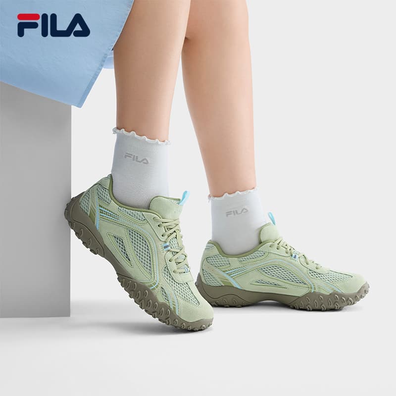 Кроссовки fila ORIGINALE Ballet Shoes Повседневная обувь Low Топ Грушевое дерево Зелёный Женские - изображение 8