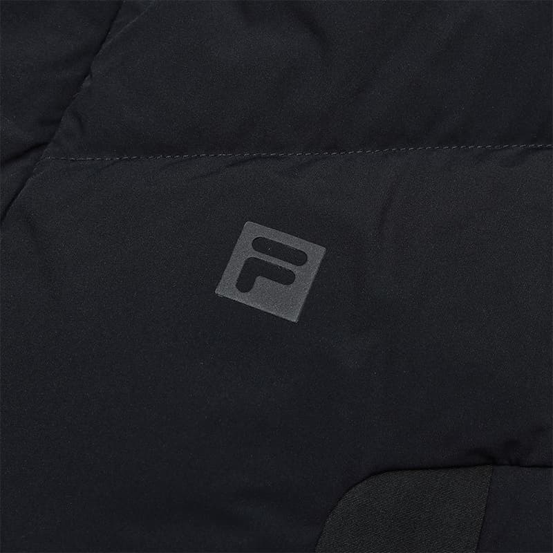 Зимняя куртка FILA Фитнес Пуховик Мужской Темно-Черный - изображение 7
