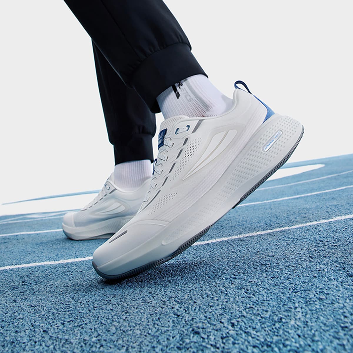 Кроссовки для бега FILA NUVOLE 3 Текстиль Синтетическая кожа Низкие кроссовки для бега Мужские Белый Средний Белый - изображение 6