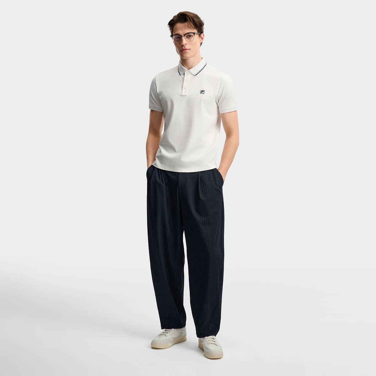 Поло Fila Heritage Cloud White WT Мужская Поло - изображение 6