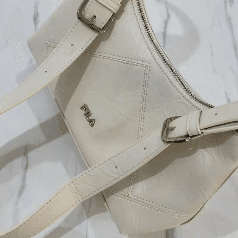 Мини-сумка FILA ПУ (полиуретан) Сумка через плечо Женская Облачный Белый - изображение 7
