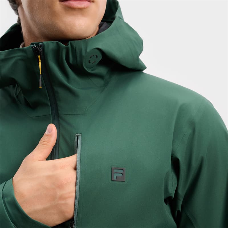 Куртка FILA x BBC EARTH Куртка Мужская Халцедон Зеленый - изображение 4