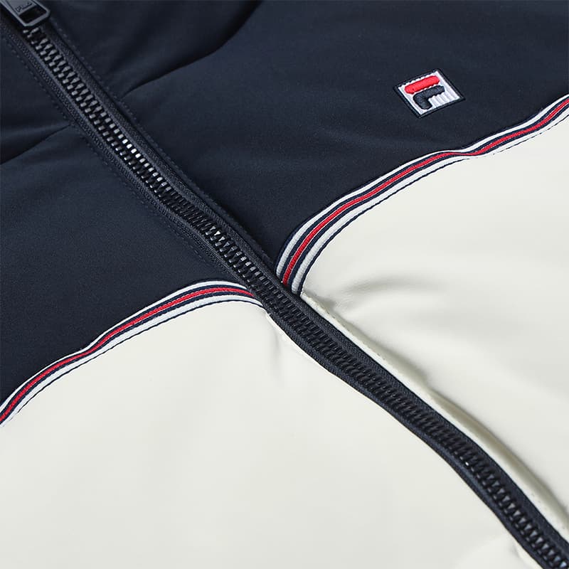 Fila Heritage Пуховый жилет Женский Туманный Лотос Белый - изображение 4