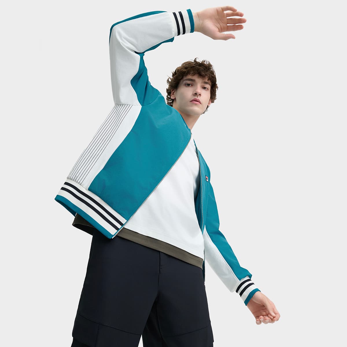 Куртка FILA Куртка Унисекс Лесной Зеленый - изображение 5