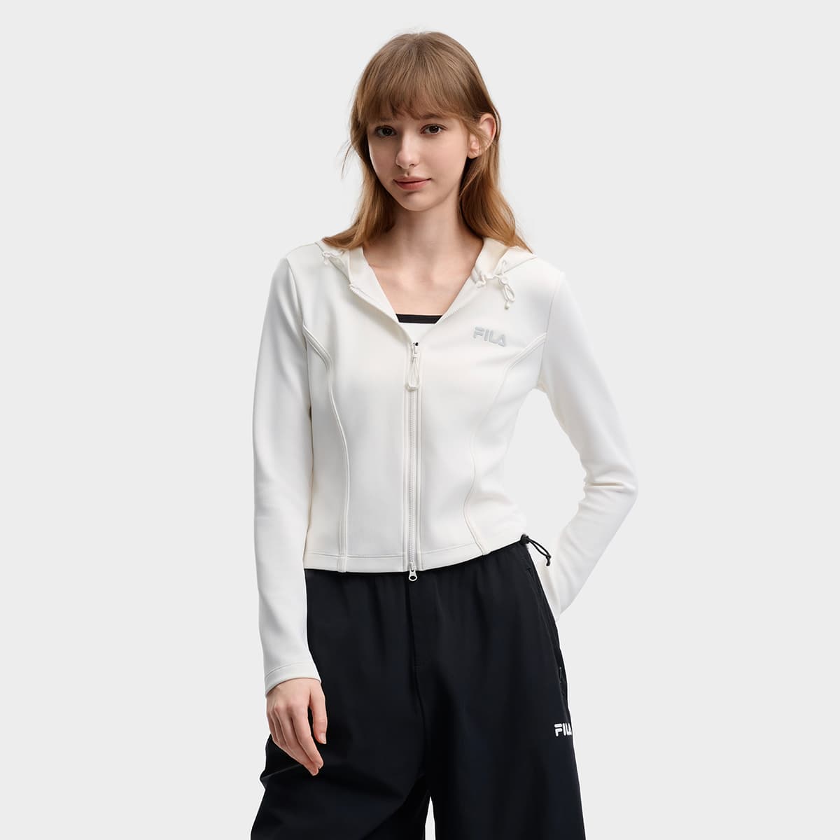 Куртка FILA ORIGINALE Куртка Женская Облачный Белый - изображение 3