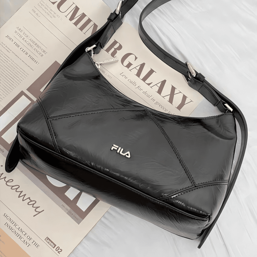 Сумка через плечо FILA ПУ (полиуретан) Сумка через плечо Женская Глубокий черный - изображение 8