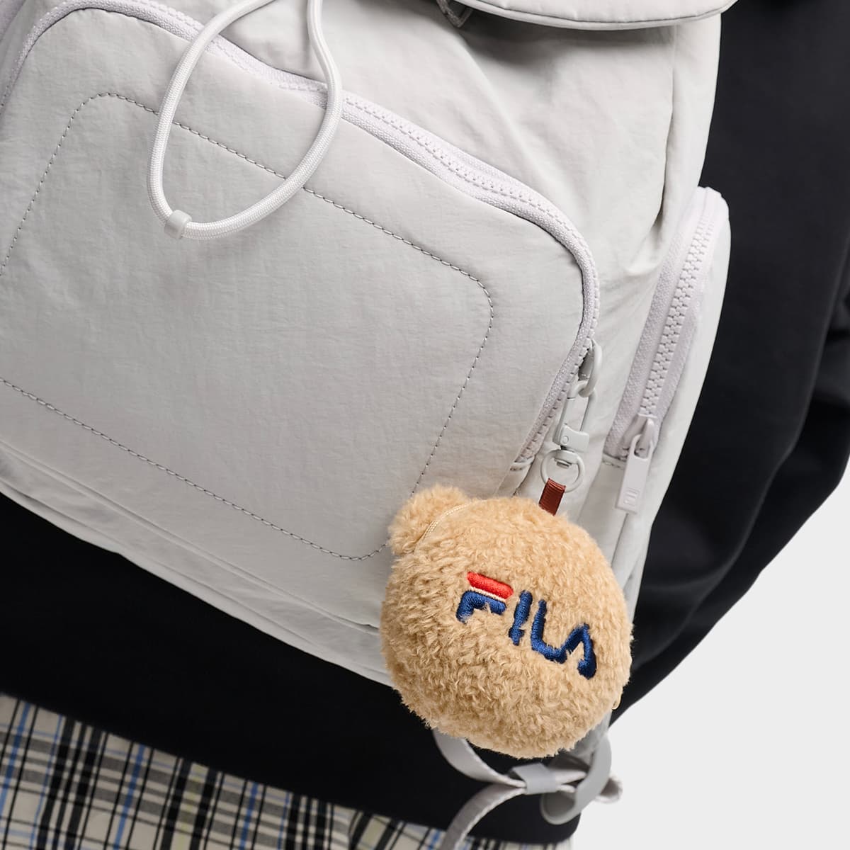 Рюкзак FILA ORIGINALE Ткань Рюкзак Женский Серебряный - изображение 6