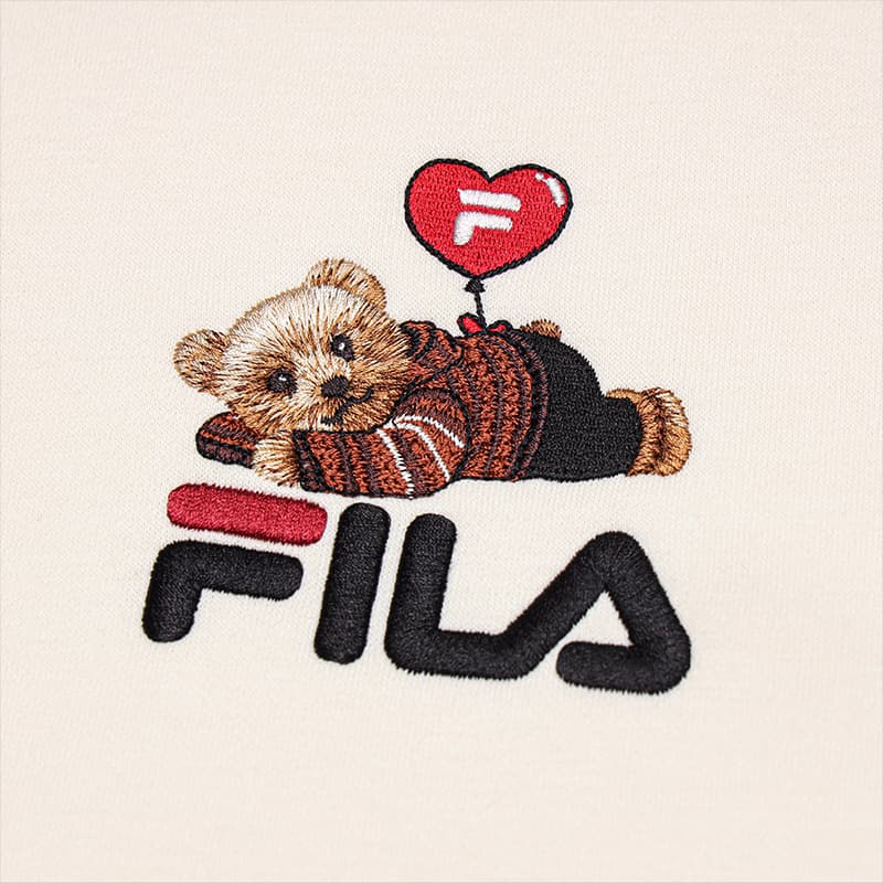 Худи FILA Сливочный Унисекс Толстовки - изображение 5