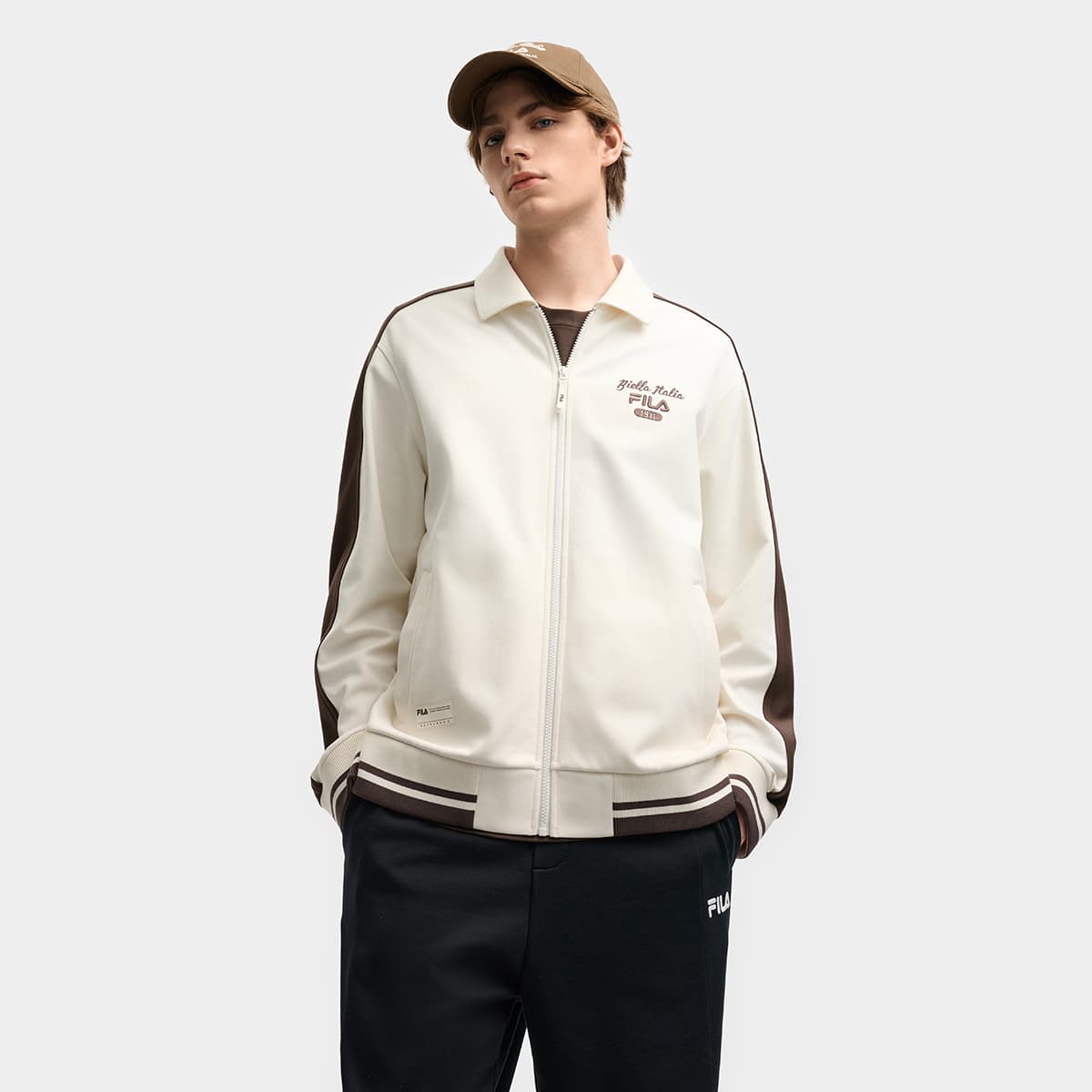 Куртка FILA ORIGINALE Куртка Мужская Пудингового цвета - изображение 3