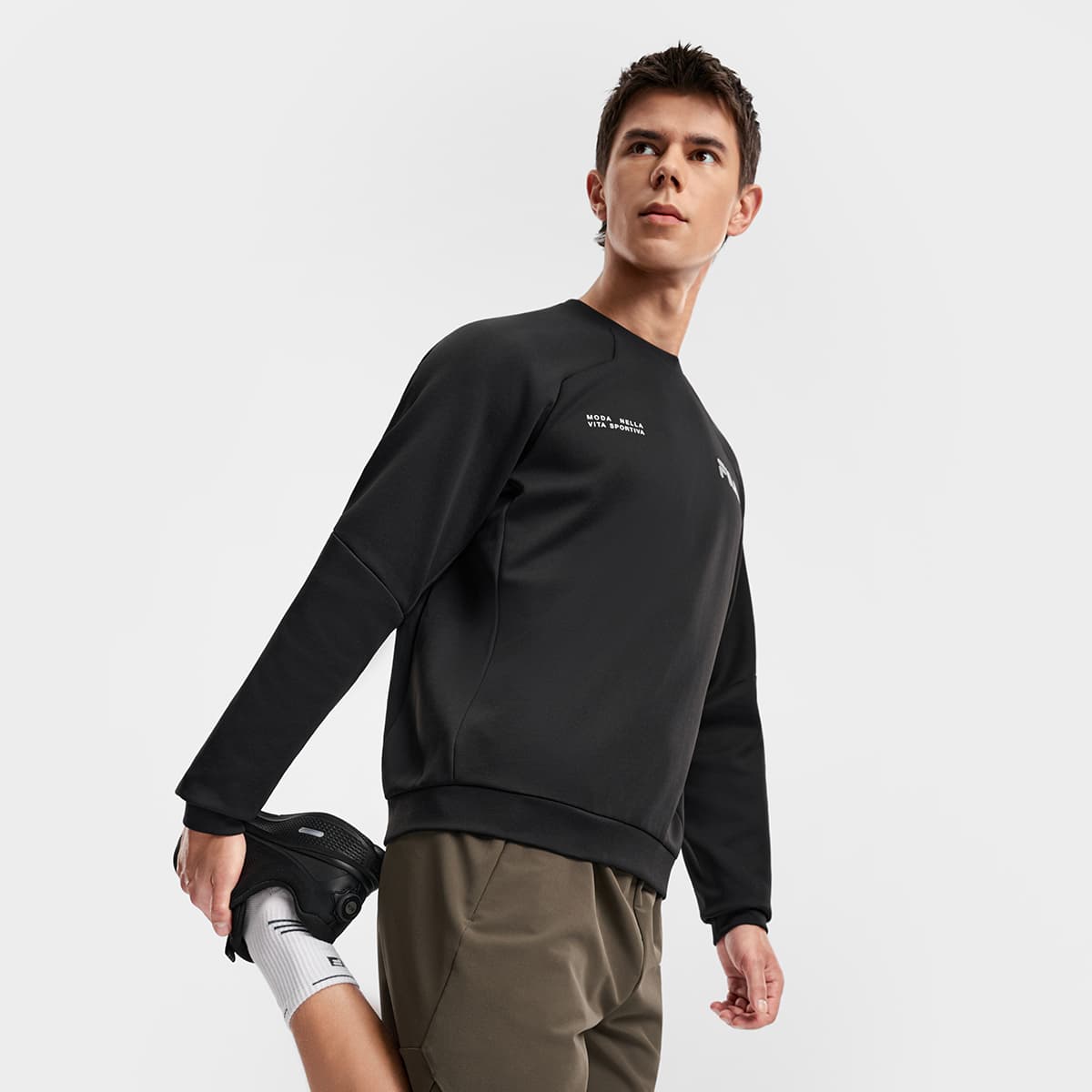 Худи FILA Fitness Толстовка Мужской Темно-черный - изображение 6