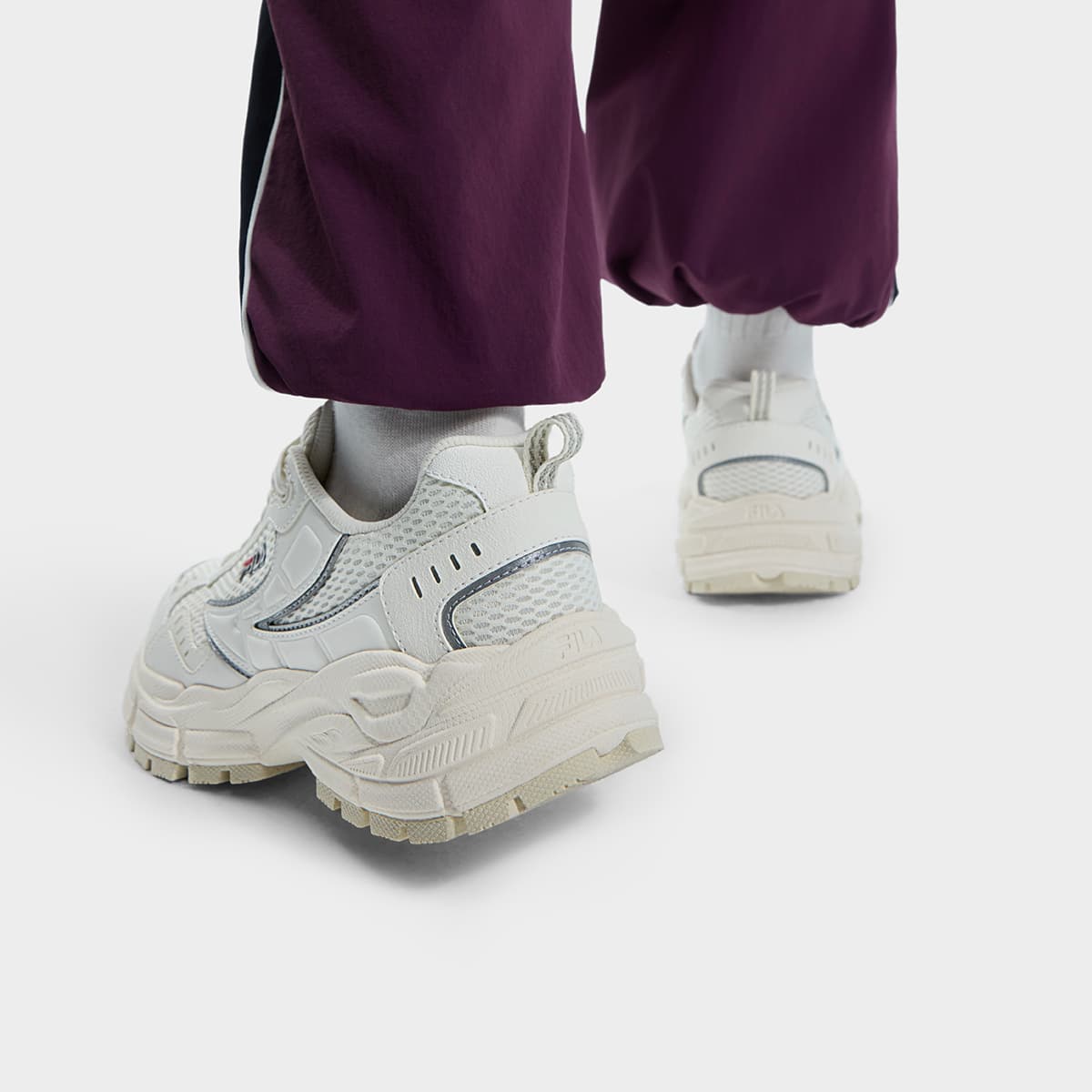 Кроссовки для бега FILA С лезвием амортизация износостойкий низкий топ беговые кроссовки женские для снега - изображение 4