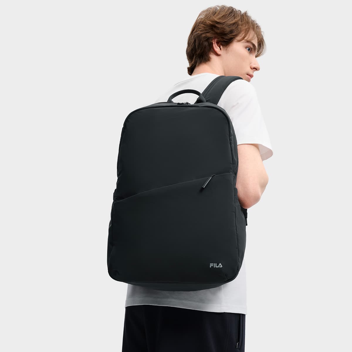 Рюкзак FILA ORIGINALE Ткань Рюкзак Мужской Глубокий черный - изображение 5