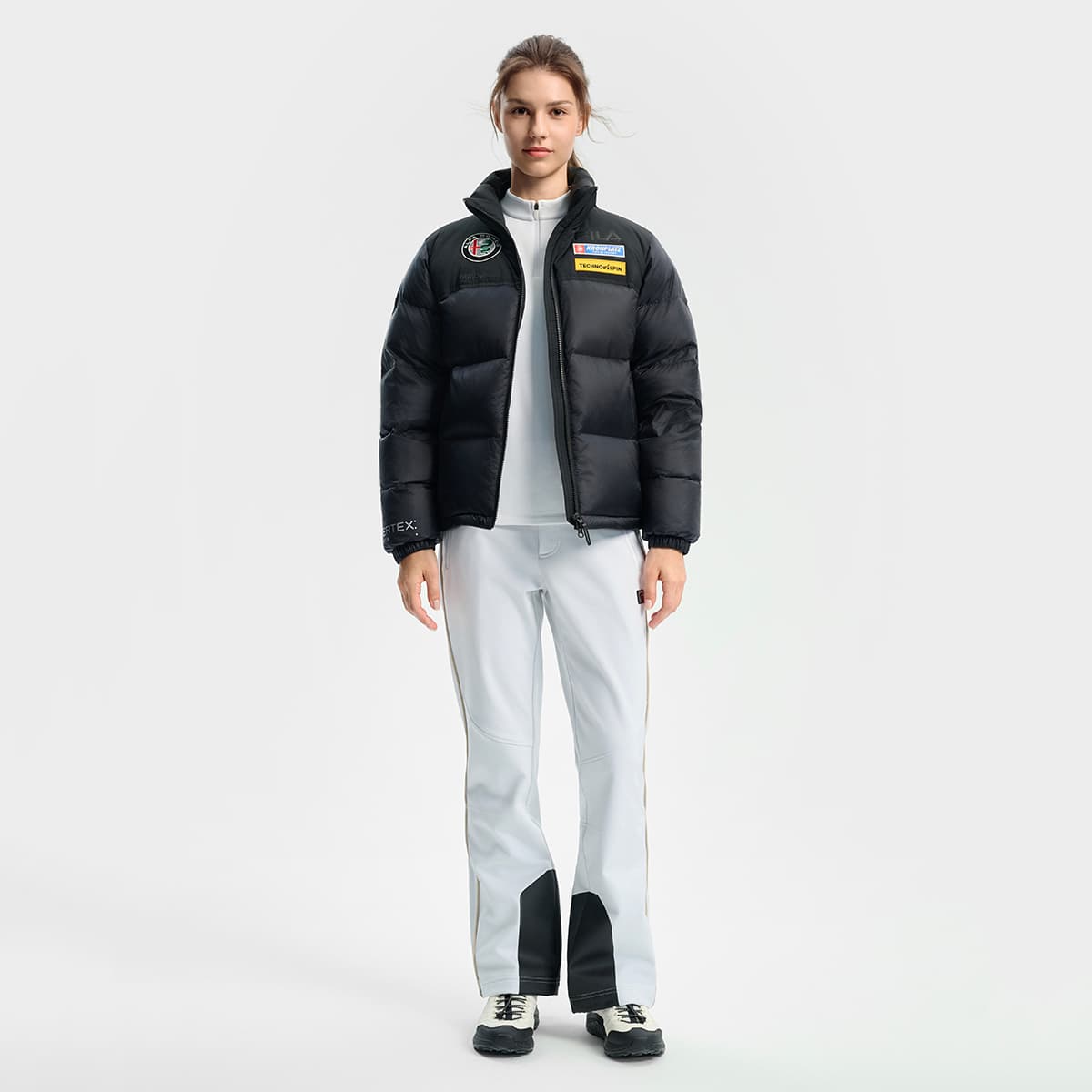Пуховик FILA SKI Пуховик Женский Темно-Черный - изображение 7