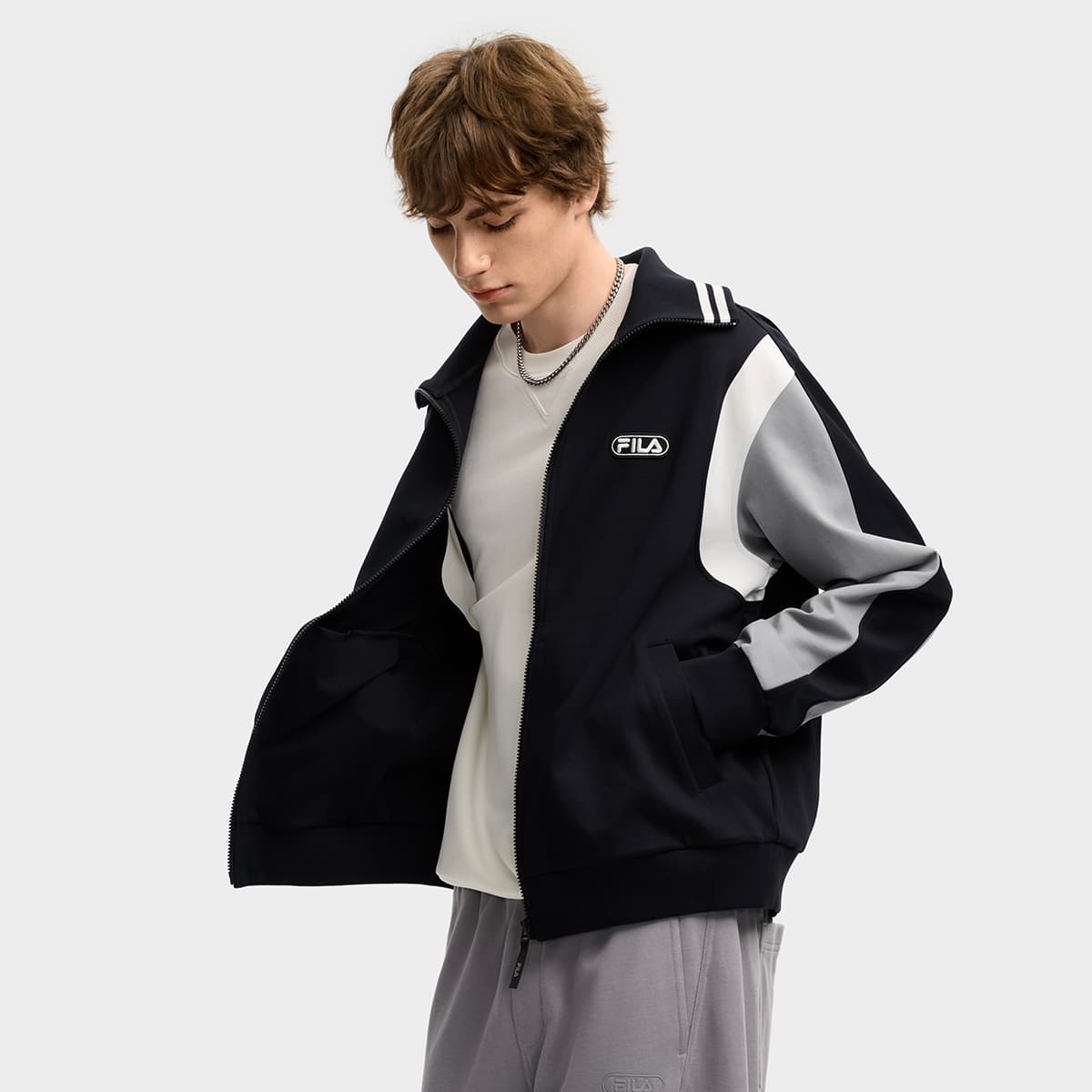 Куртка FILA ORIGINALE Мужские черные куртки - изображение 5