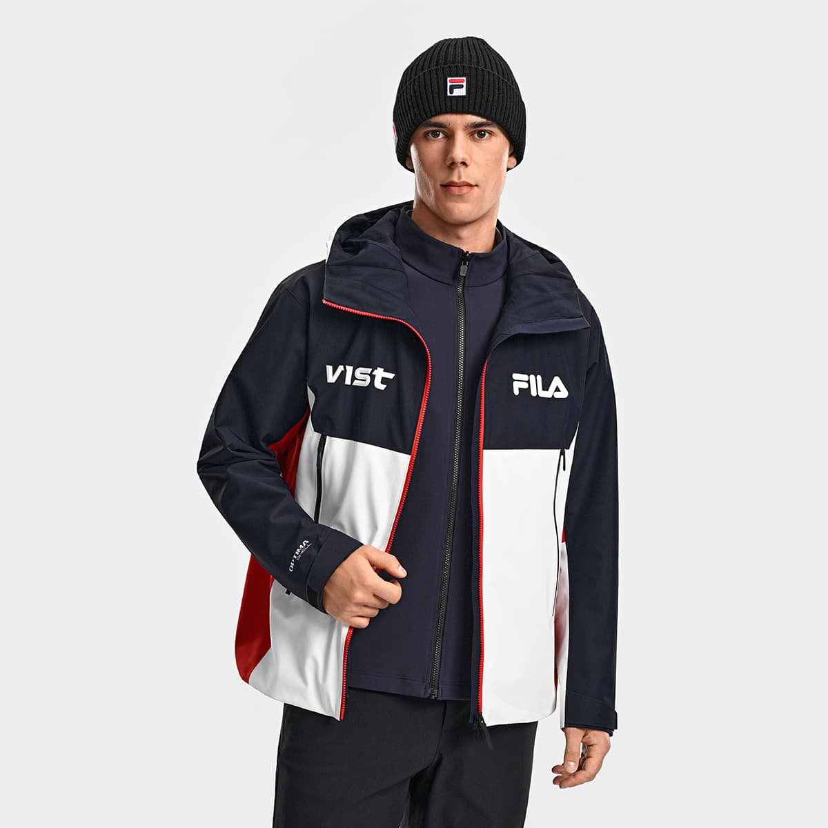 Демисезонная куртка FILA EXPLORER Водонепроницаемый и Ветрозащитный для сохранения тепла Ветровка Мужская - изображение 4