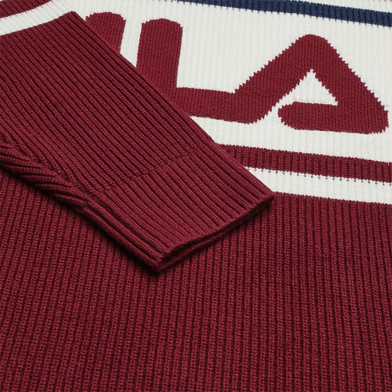 FILA ORIGINALE Темная Умбра Бургунди Унисекс Трикотаж - изображение 5