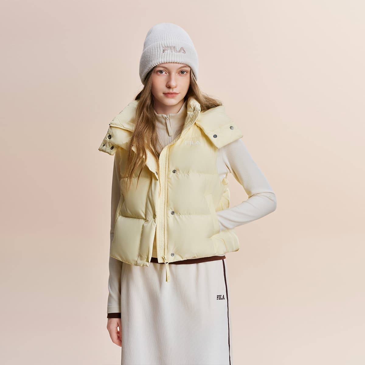 FILA Женские Пуховые жилеты - изображение 3