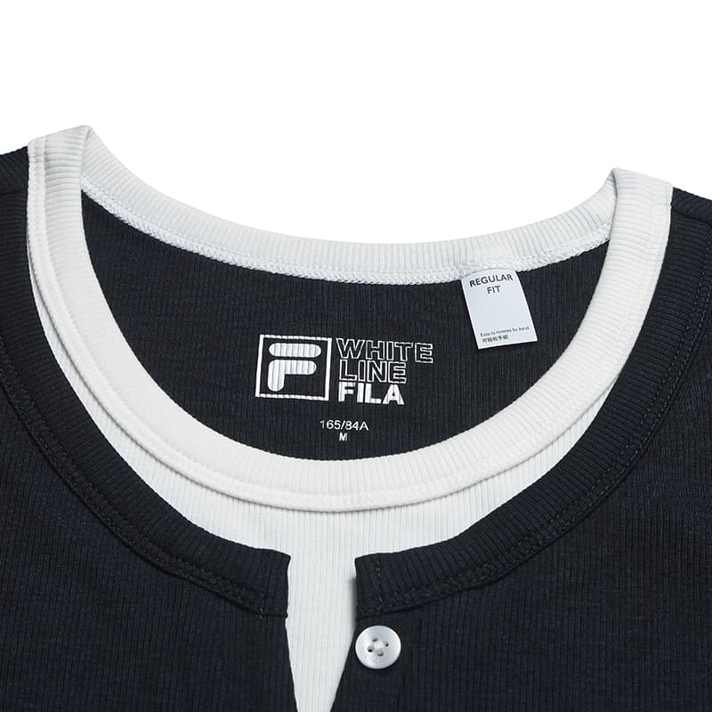Футболка FILA Белая T-рубашка Женская Легенда Синий - изображение 3