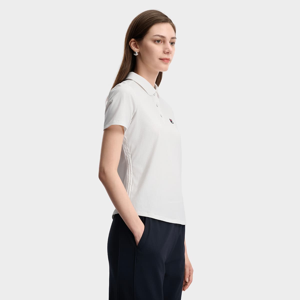 FILA Теннис Поло Женские Облачный Белый - изображение 6