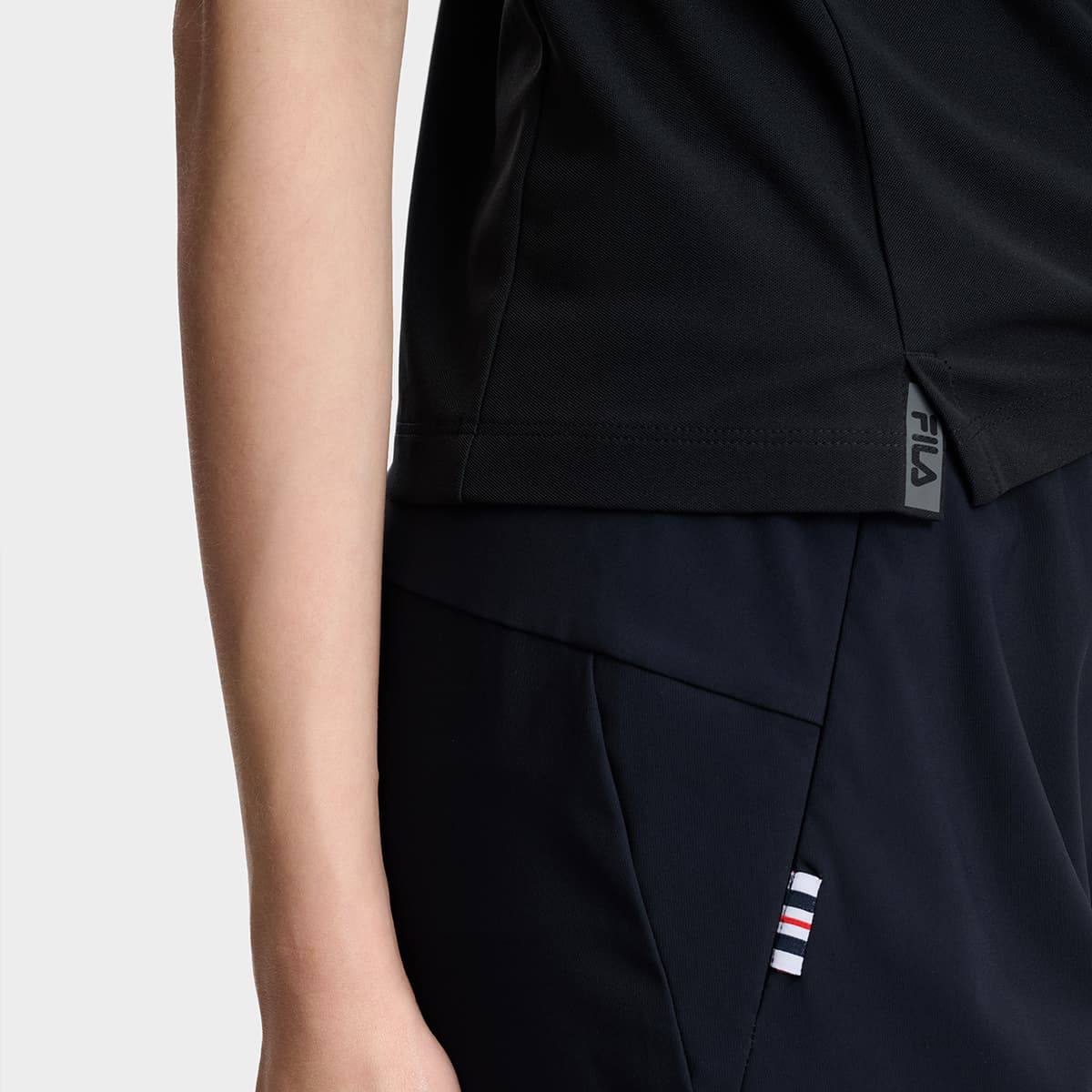 FILA Теннис Поло Женское Темно-Черное - изображение 8