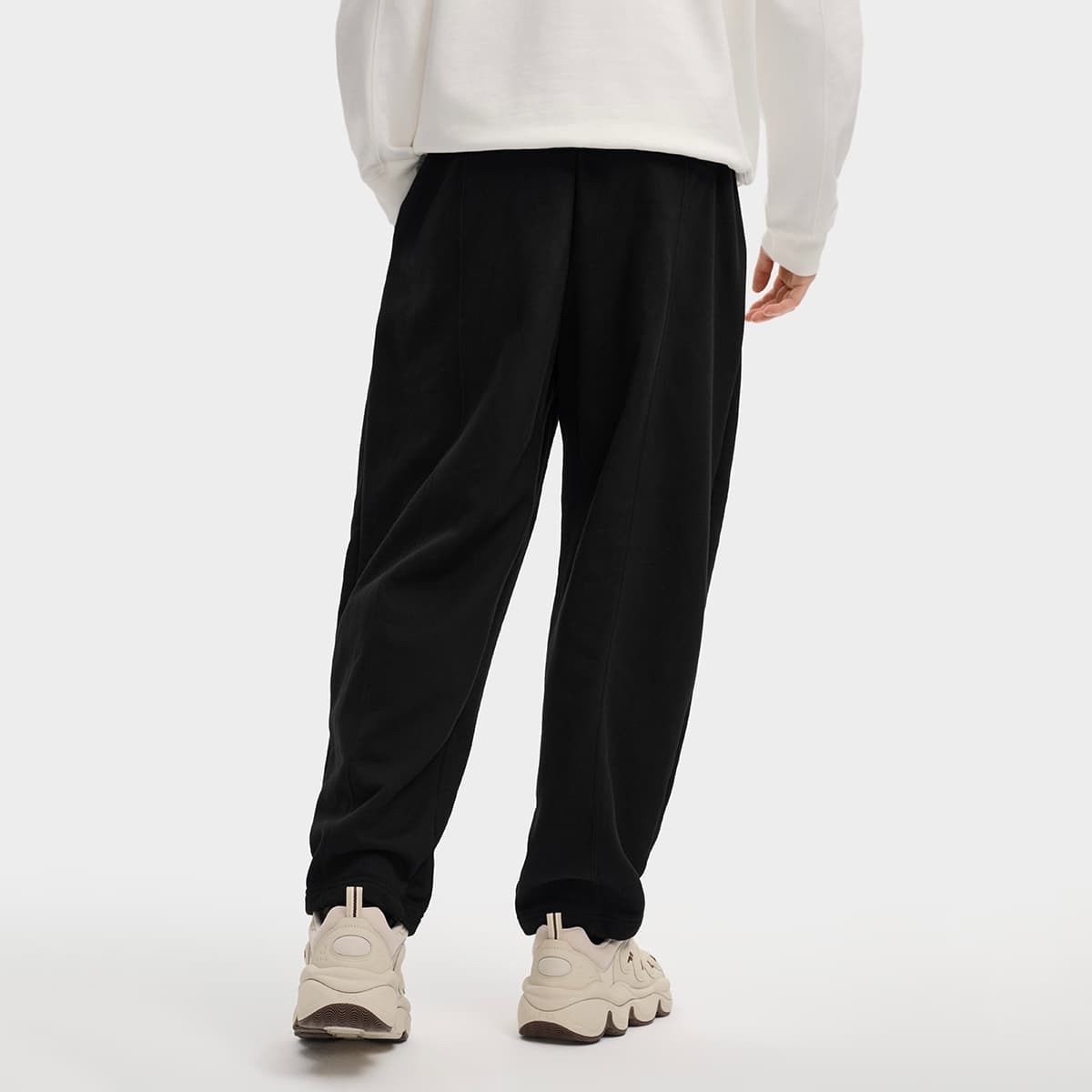 Штаны FILA ORIGINALE Вязаные тренировочные брюки мужские черные - изображение 4