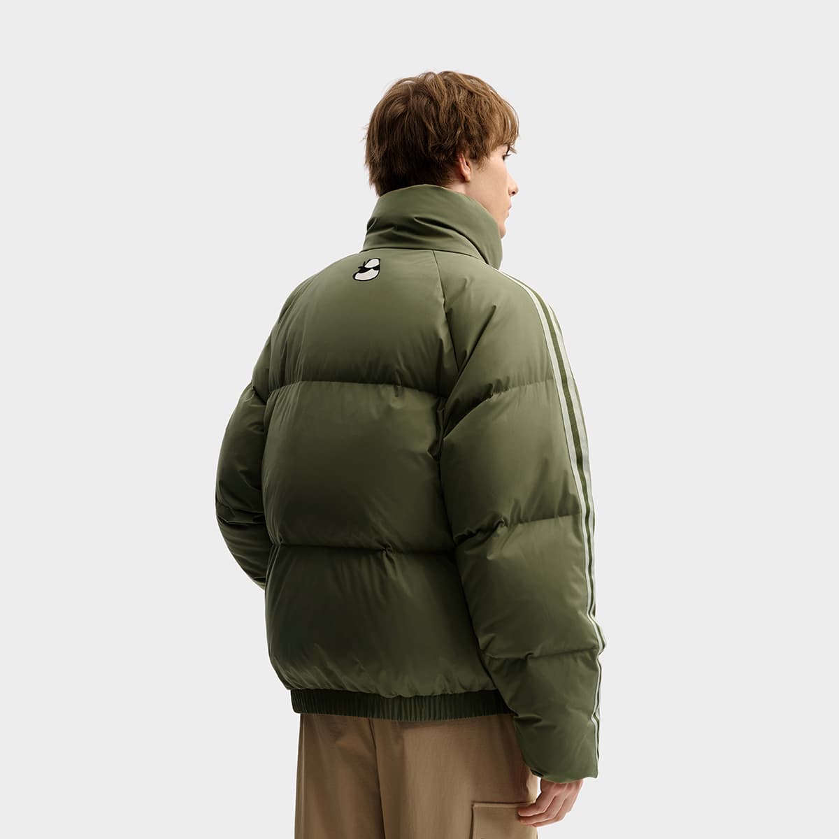 Зимняя куртка FILA Пуховик Унисекс Армейский зеленый - изображение 4