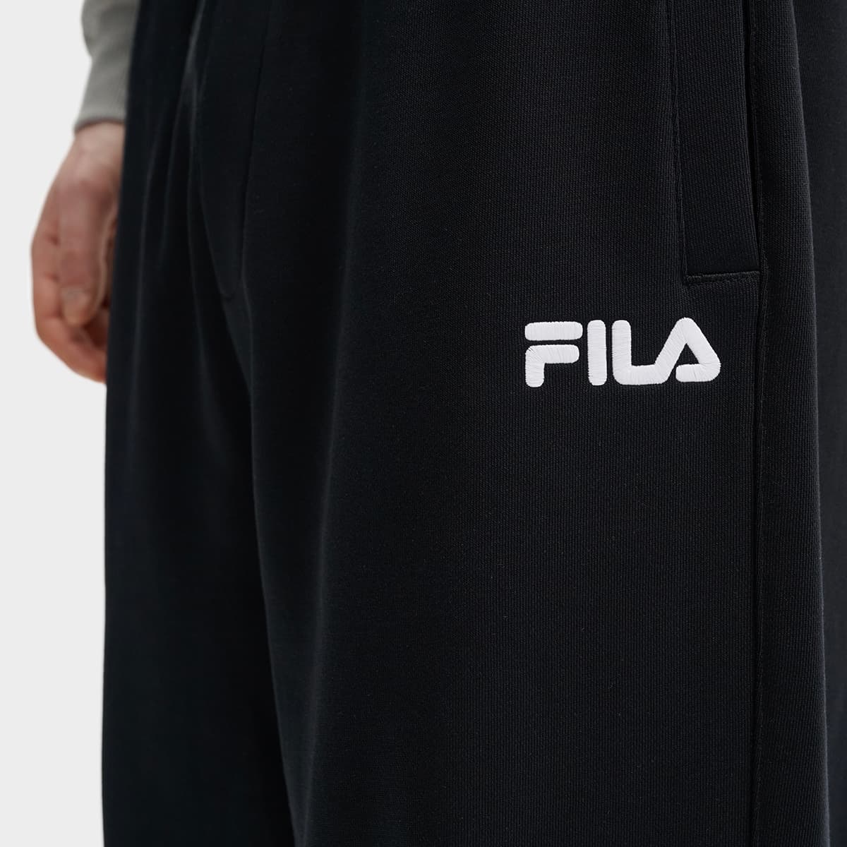 Штаны FILA ORIGINALE Глубокий Черный Мужские Повседневные Штаны - изображение 7