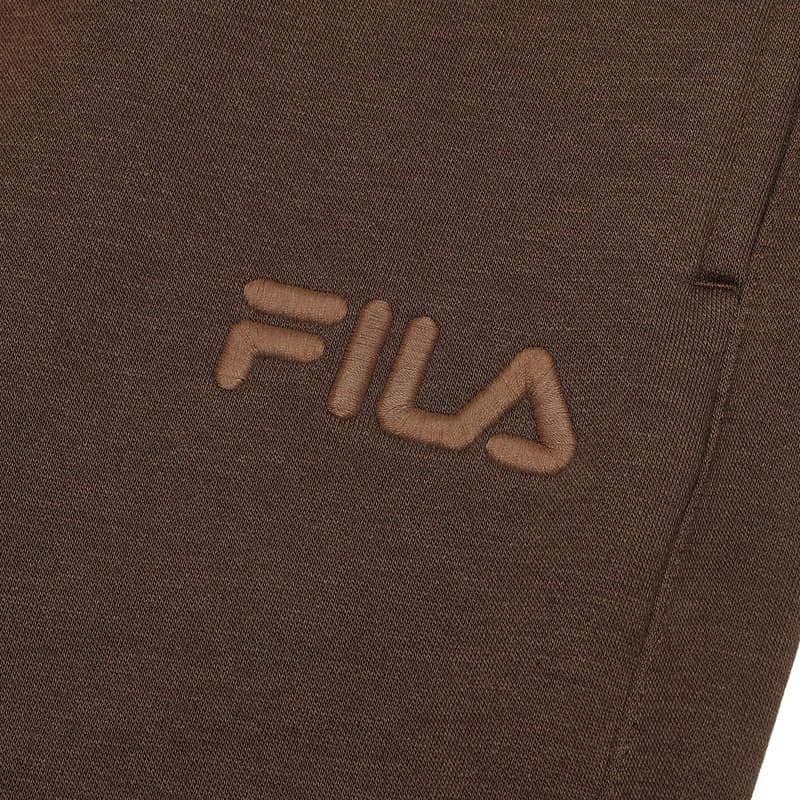 Штаны FILA Повседневные и Универсальные Флисовые Подкладочные Удобные Вязаные Спортивные Штаны Мужские Earth Umber - изображение 5