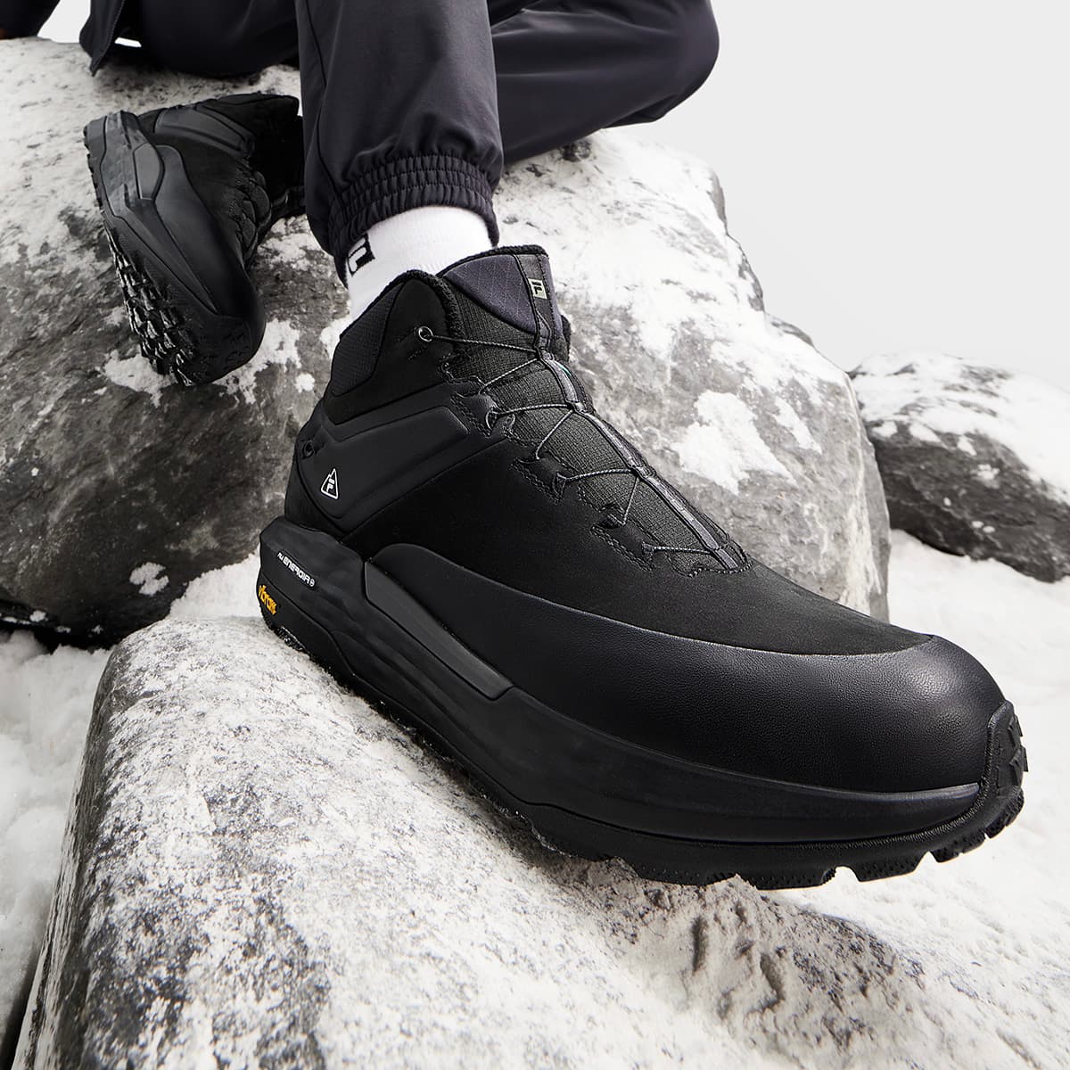 Кроссовки для бега FILA BOA EXPLORER 2 Высокие Кроссовки для Бега Мужские Черные - изображение 6