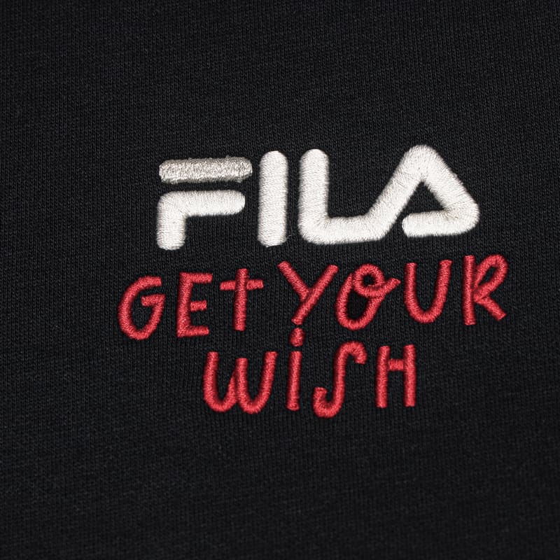 Худи FILA Dream Come True Window Lattice Глубокий черный Унисекс Толстовки - изображение 5