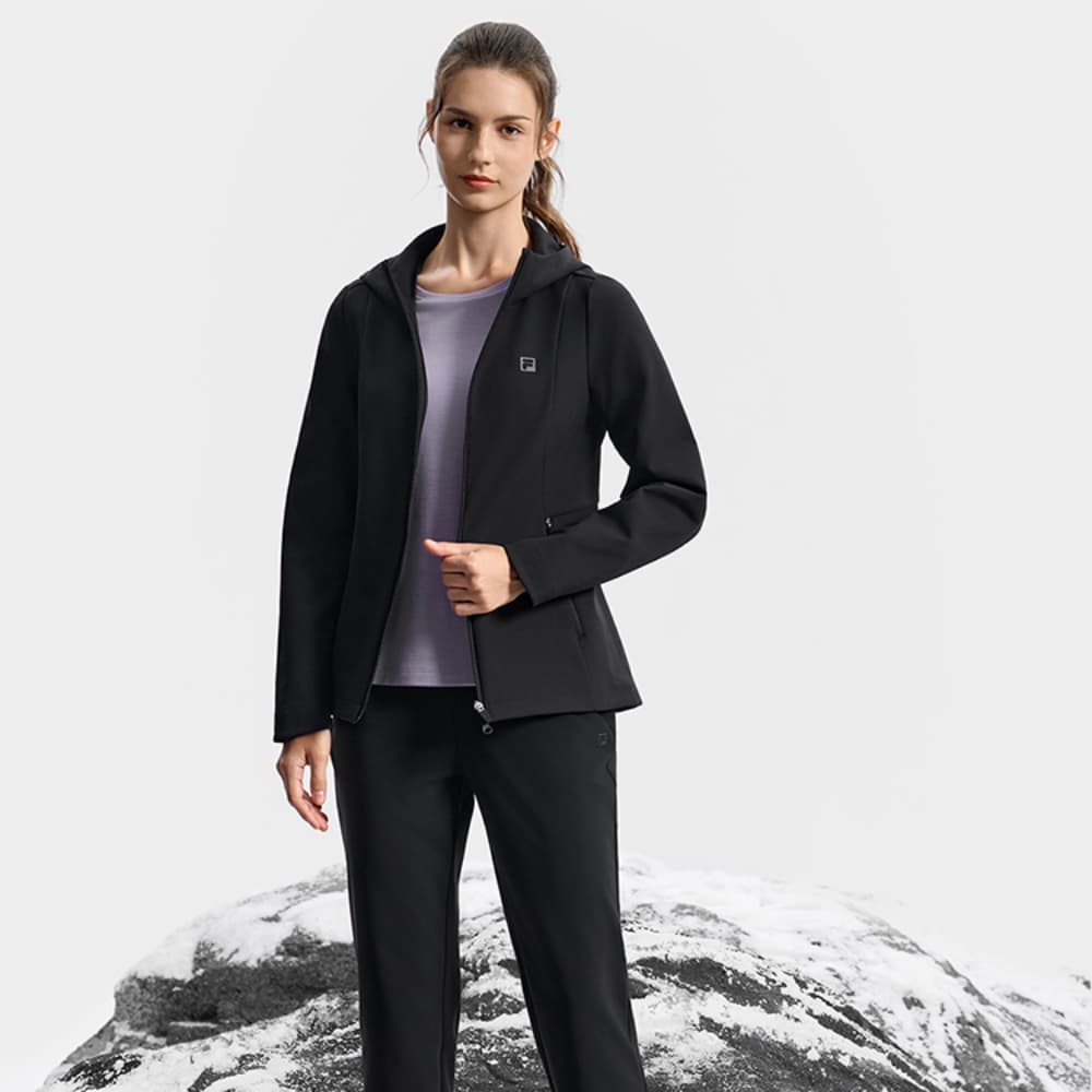 fila Глубокий черный Женские Куртки софтшелл - изображение 4