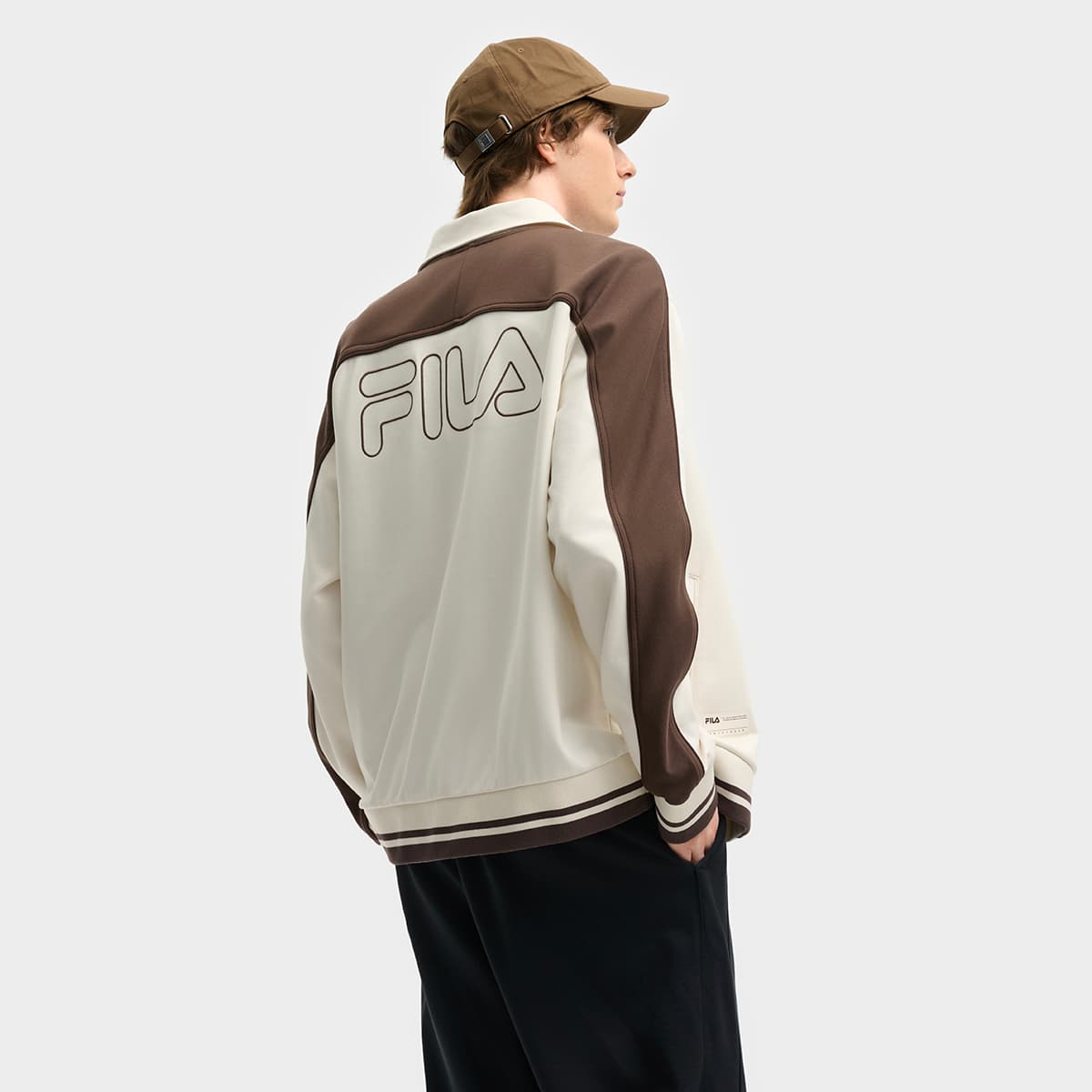 Куртка FILA ORIGINALE Куртка Мужская Пудингового цвета - изображение 4