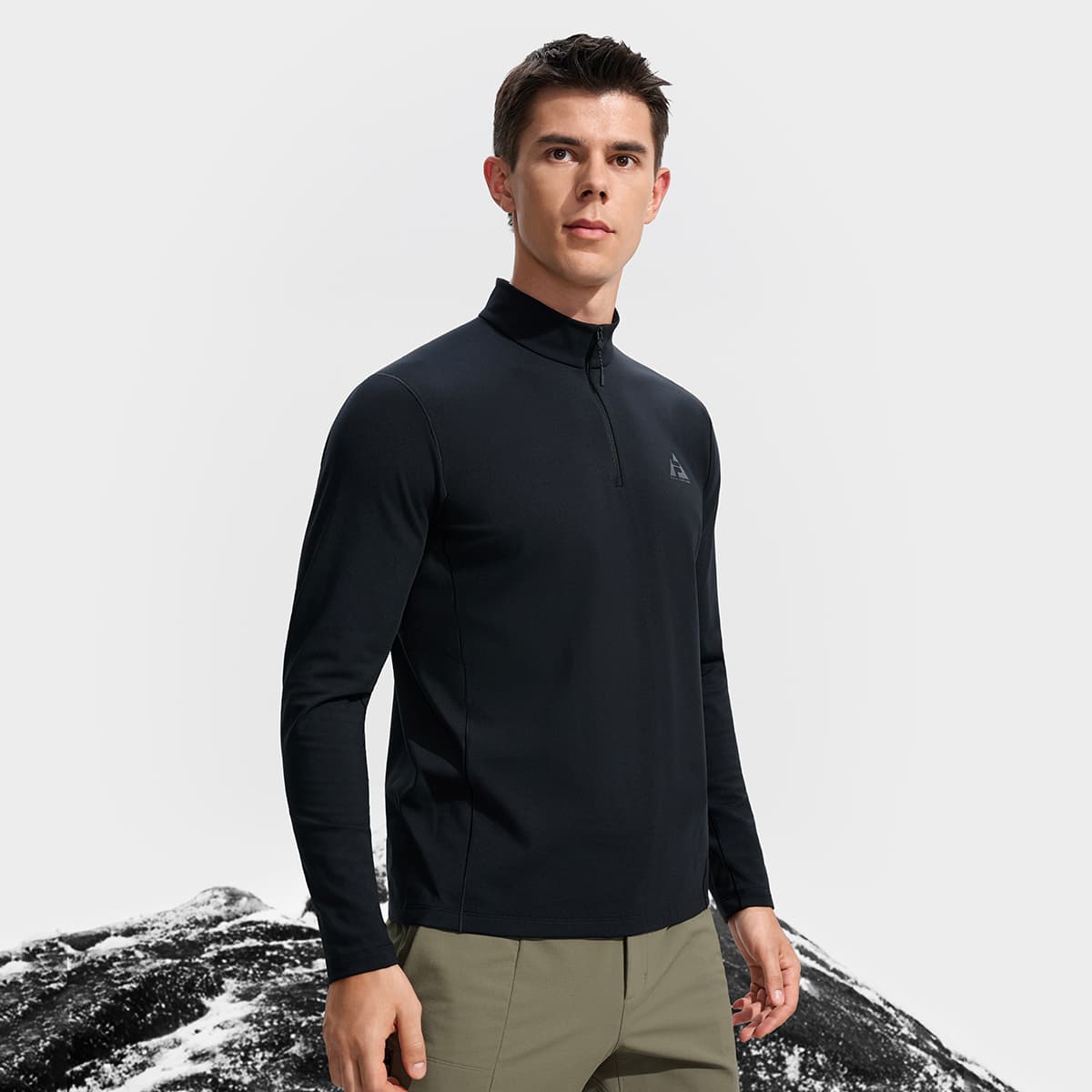 Футболка FILA Темно-черные Мужские T-рубашки - изображение 4