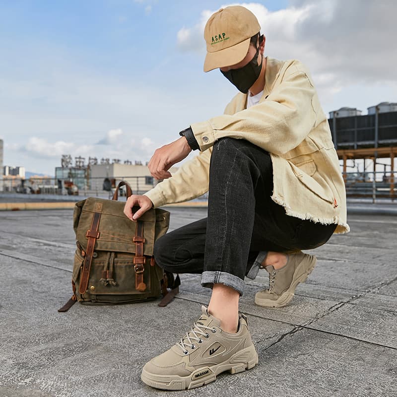 WARRIOR Рабочие ботинки Low Top Khaki Мужские - изображение 7