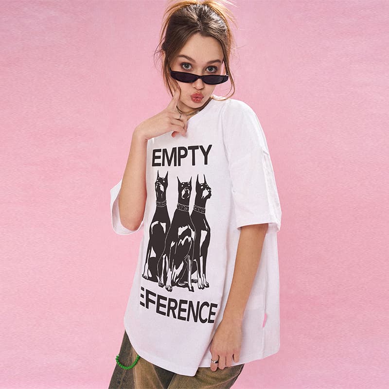 Футболка EMPTY REFERENCE Белый Унисекс T-рубашки - изображение 6