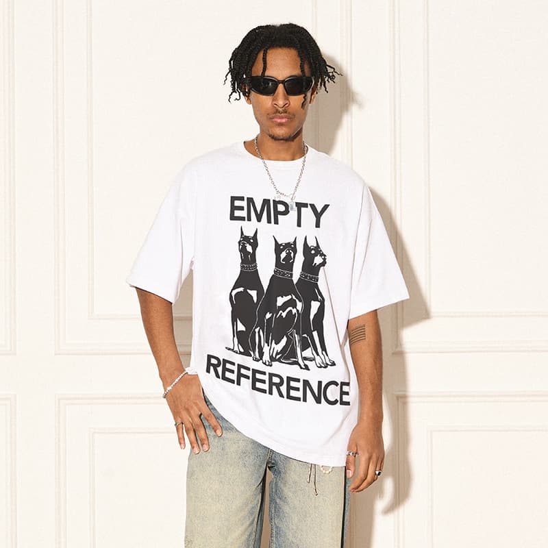 Футболка EMPTY REFERENCE Белый Унисекс T-рубашки - изображение 4