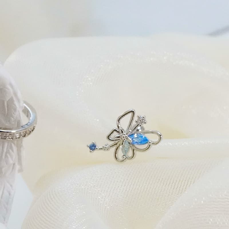 Серьги VERENA REINE ZIRCONIUM Титановые стальные серьги-гвоздики для женщин - изображение 2