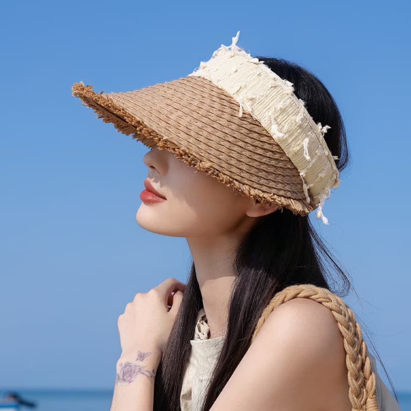 VERENA REINE Соломенная плетеная соломенная шляпа для женщин - изображение 3