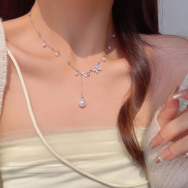 Ожерелье VERENA REINE ZIRCONIUM Титановое стальное ожерелье для женщин - изображение 6
