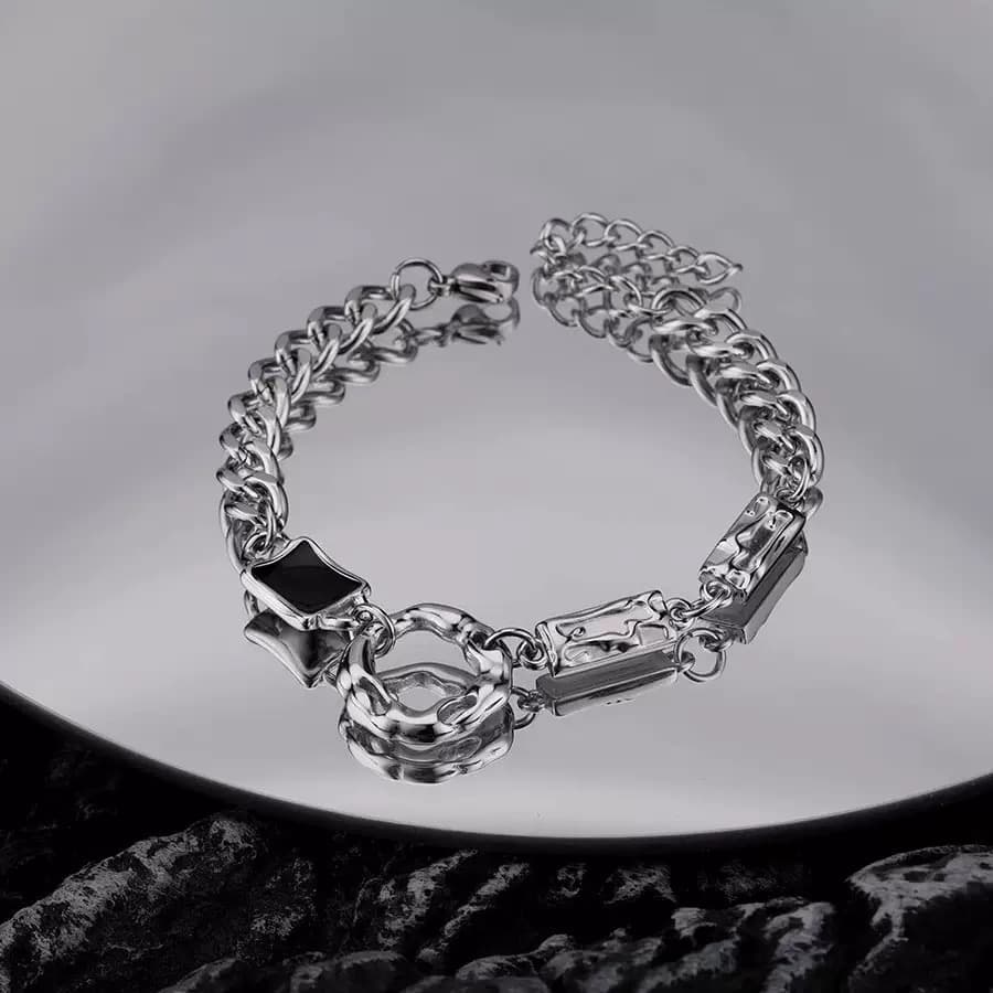 Браслет VERENA REINE ZIRCONIUM Браслеты из титанового стального сплава Мужской - изображение 2