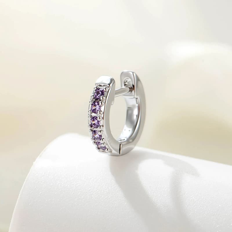 Серьги VERENA REINE ZIRCONIUM Серьги из титанового стального сплава Унисекс - изображение 2